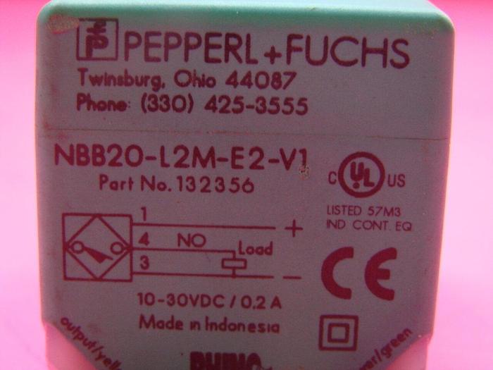 Used PEPPERL & FUCHS Sensor NBB20-L2M-E2-V1 #8739