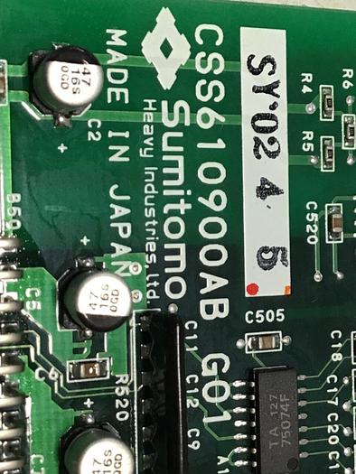 Used SUMITOMO Circuit Board CSS610900AB SA765510AD #100855