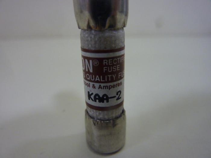Used TRON / BUSSMANN 2 Amp Fuse KAA-2 #47586
