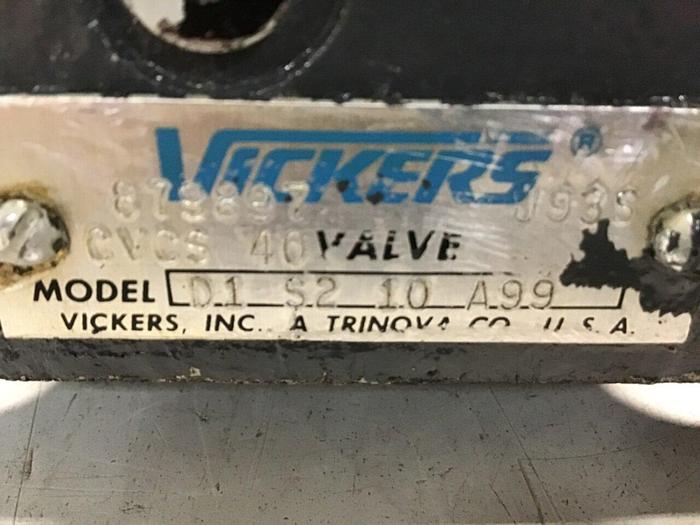 Used VICKERS Valve DG4V-3-6AL-M-U-HL7-60 #138479