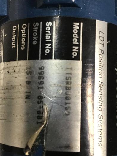 Used TEMPOSONICS INC Position Sensing System TTSRBU0150 #112004