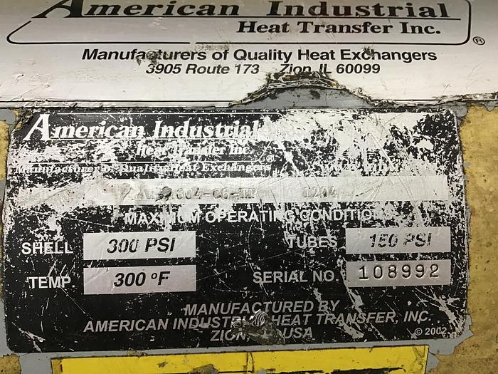 Used AMERICAN INDUSTRIAL AB-1604-C6-TP 1204