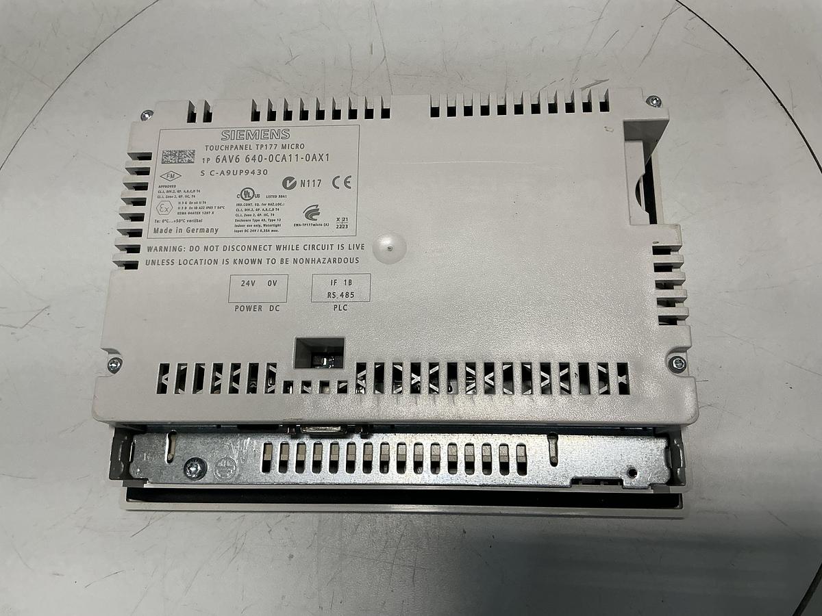Used SIEMENS 6AV6 640-0CA11-0AX1