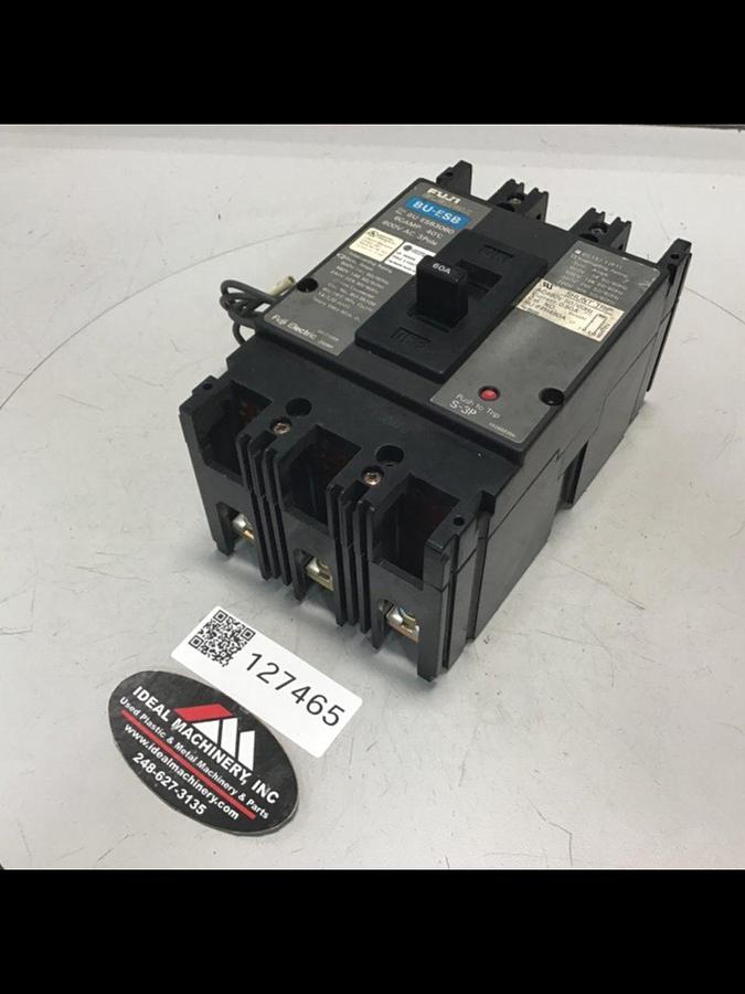 Used FUJI ELECTRIC 60 Amp Circuit Breaker BU-ESB3060 USED