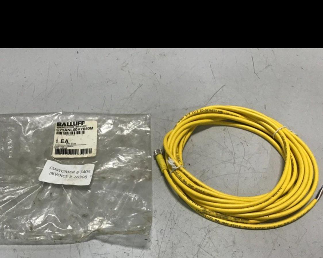 BALLUFF Cable C75ANL00VY050M NEW