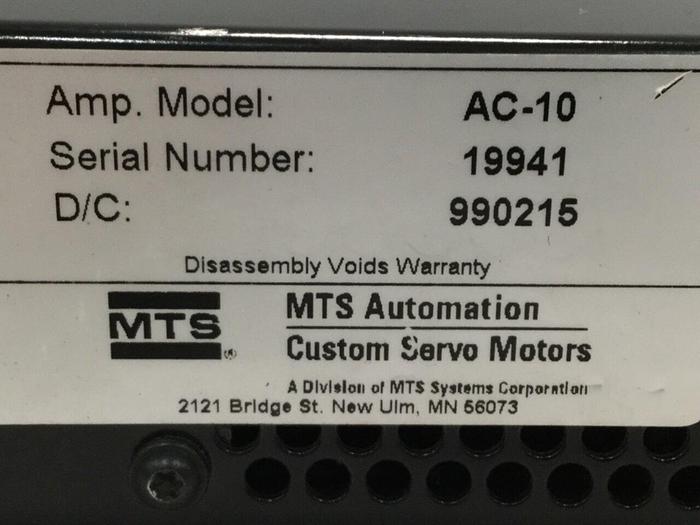 Used MTS Servo Drive AC-10 Used