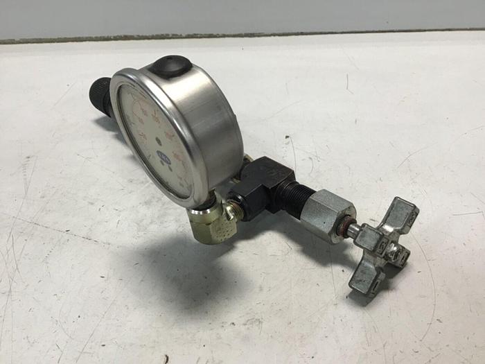 Used VICKERS Pressure Reducing Valve w/ gauge DGMX2-3-PP-CH-S-40 #135627