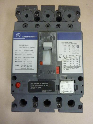 Used GENERAL ELECTRIC 50 Amp Circuit Breaker SEHA38A10060 #60357