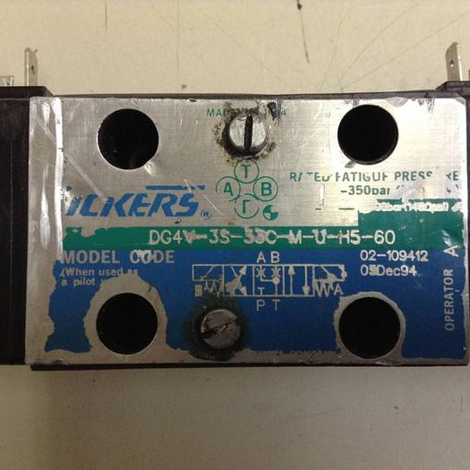 Used VICKERS Valve DG4V-3S-33C-M-U-H5-60 #87591
