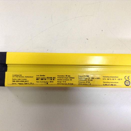 Used CONTRINEX Light Curtain Sender YBB-30S4-0500-G012 #79666