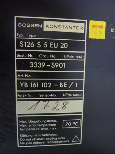 Used GOSSEN Module YB161102-BE/1 Used