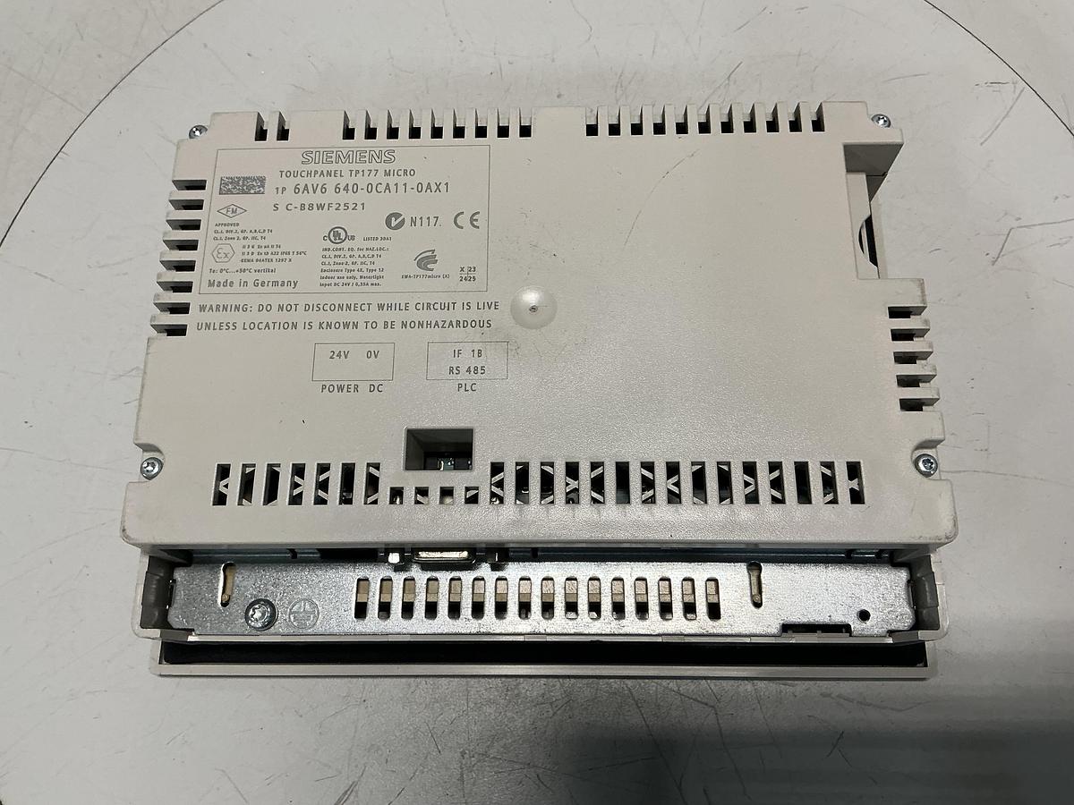 Used SIEMENS 6AV6 640-0CA11-0AX1