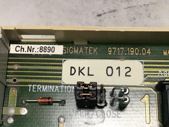 Used SIGMATEK Base Module DKL012 05-024-012-D #131247