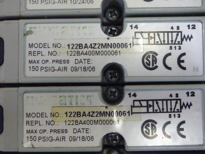 Used NUMATIC Manifold Block & Pneumatic Valves 239-1174 #62805