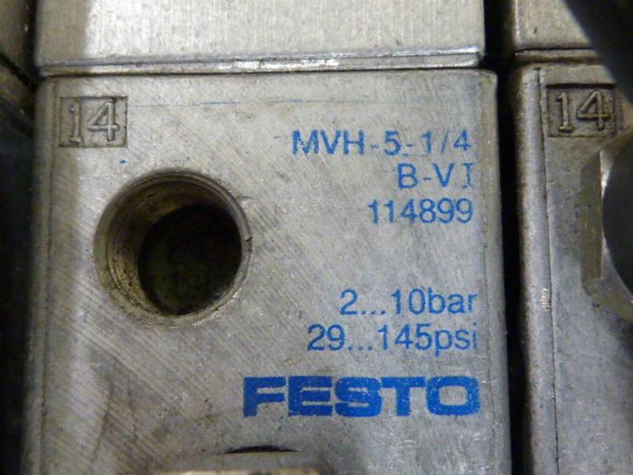 Used FESTO Control Block / Valve Terminal IFB8-02 #52836