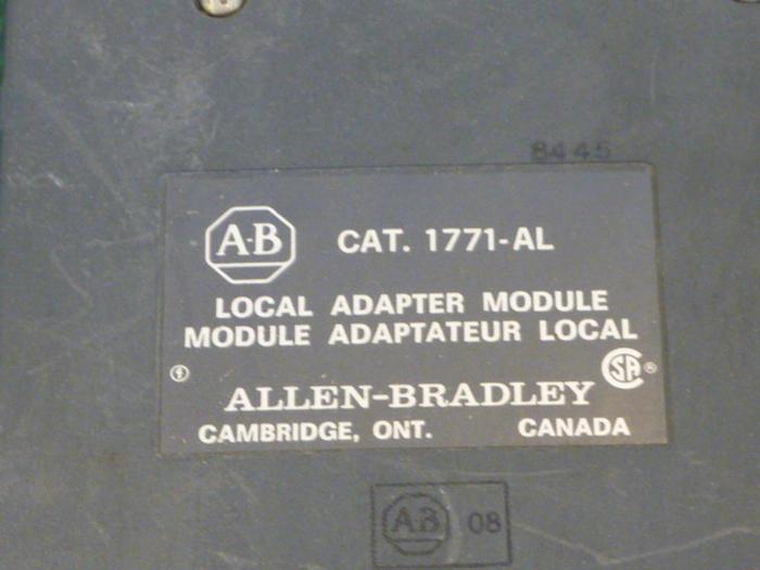Used ALLEN BRADLEY I/O Adapter Module 1771-AL #68743