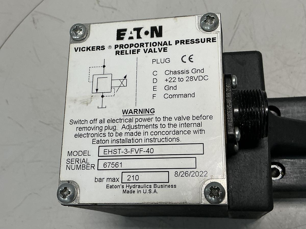 Used EATON-VICKERS EHST-3-FVF-40