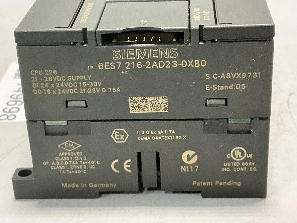 Used SIEMENS 6ES7 216-2AD23-0XB0