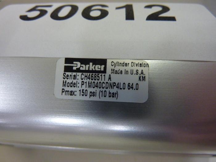 Used PARKER Pneumatic Air Cylinder P1M040CDNP4L0 64.0 #50612