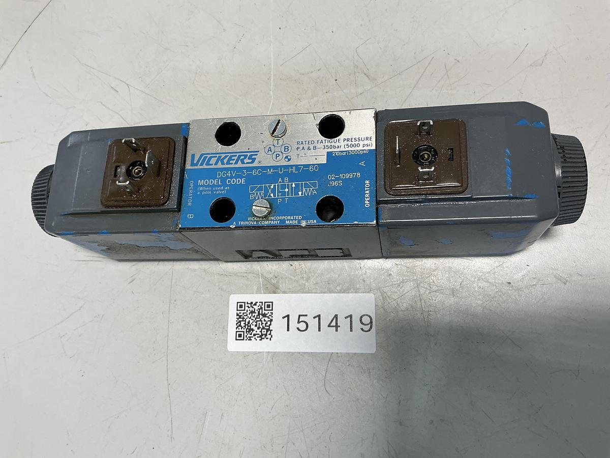 Used VICKERS DG4V-3-6C-M-U-HL7-60