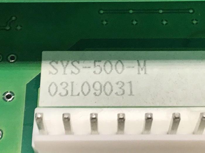 Used SYSCO Control Panel SYS-500 #125362