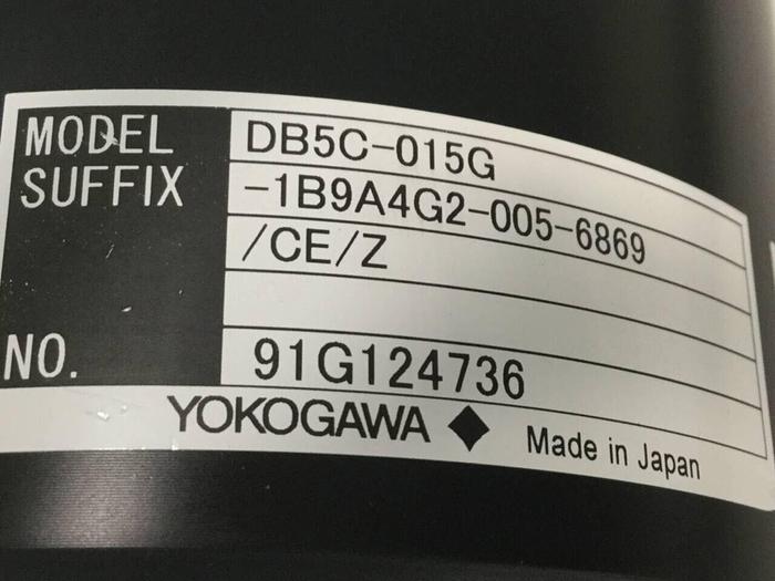Used YOKOGAWA DD Servo Actuator DB5C-015G-1B9A4G2-005-6869-CE/Z Used