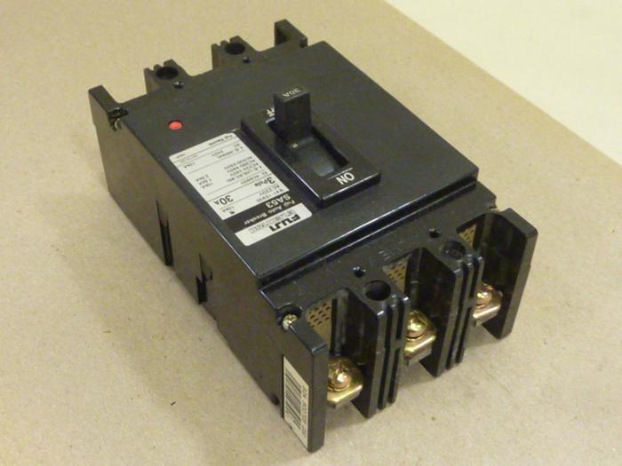 Used FUJI ELECTRIC 30 Amp Auto Circuit Breaker SA53-30 #61182
