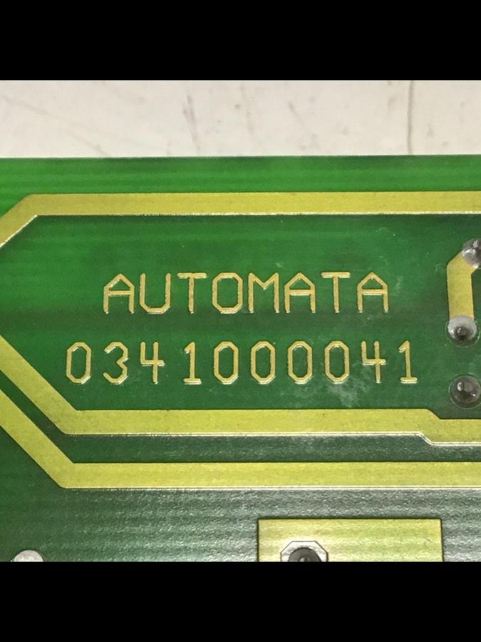 Used AUTOMATA Circuit Board 0341000041 Used  #140869