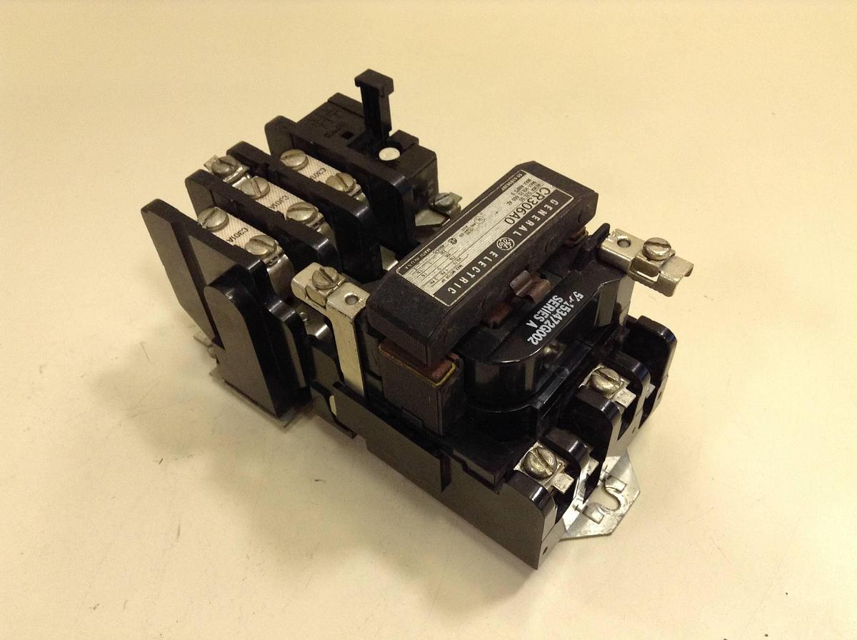 Used GENERAL ELECTRIC (G.E.) Motor Starter Size 00 CR306A0 USED