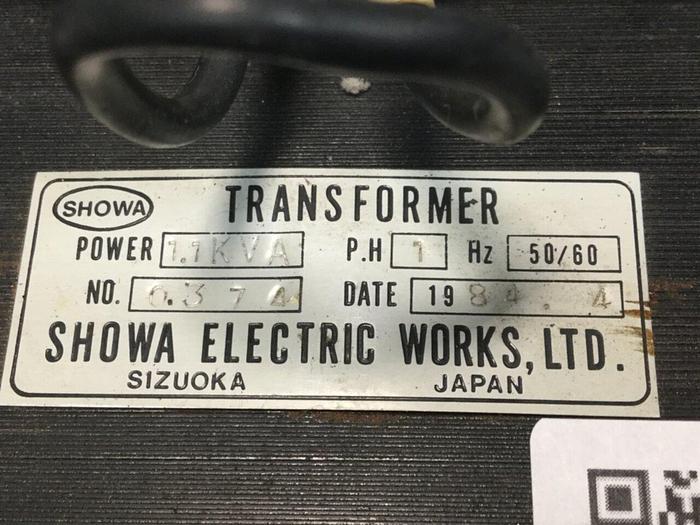 Used SHOWA 1.1 kVA Transformer ST1.1KVA #102614