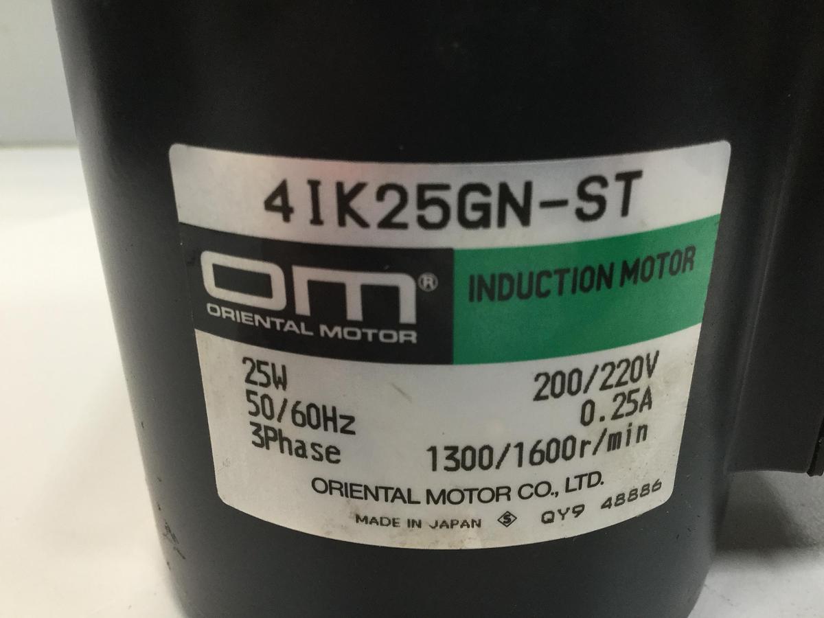 Used ORIENTAL MOTOR Induction Motor 4IK25GN-ST USED