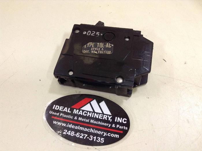 Used GENERAL ELECTRIC 20 Amp Circuit Breaker TQL-AC120 #75791