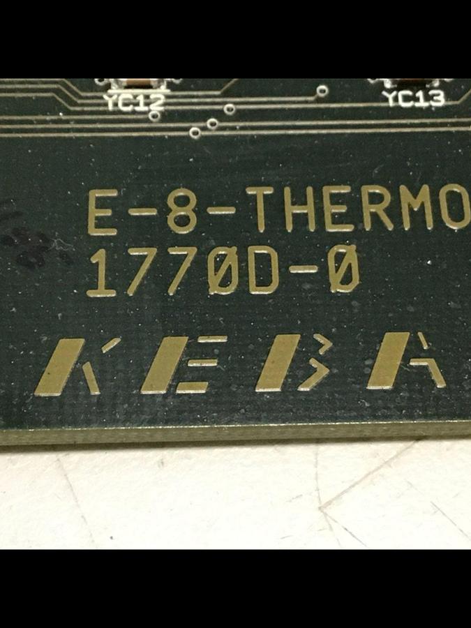 Used KEBA Circuit Board E-8-THERMO 1770D-0 #117639