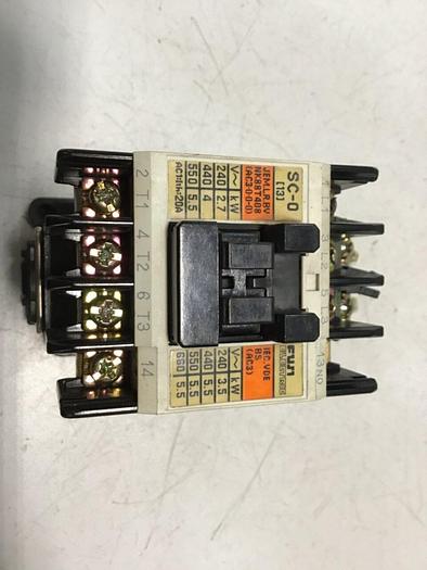 Used FUJI ELECTRIC Contactor SC-0 4NC0F0 #125450