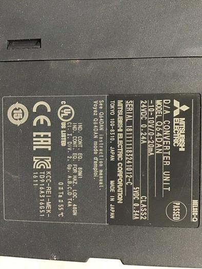 Used MITSUBISHI Converter Unit Q64DAN #143454