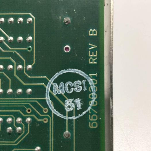 Used MICRO COMPUTER SPECIALISTS Circuit Board 66700901 #93674