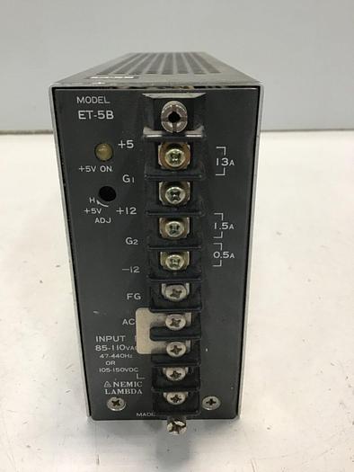 Used NEMIC-LAMBDA Power Supply ET-5B #139568