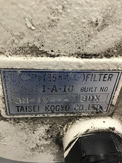 Used TAISEI KOGYO Oil Line Filter -351-A-10 #134668