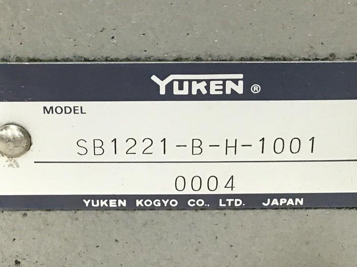 Used YUKEN Valve SB1221-B-H-1001 #111867
