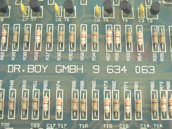 Used BOY MACHINES Circuit Board GMBH 9 634 063 #6803