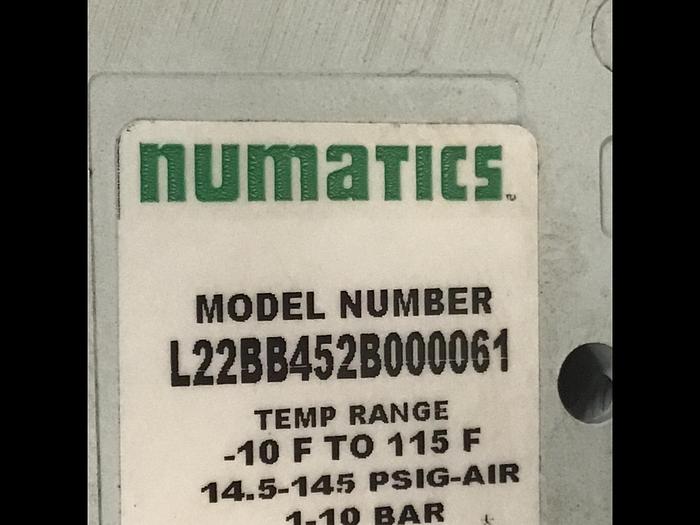 Used NUMATICS L22BB4526000061 Valves Used #124753