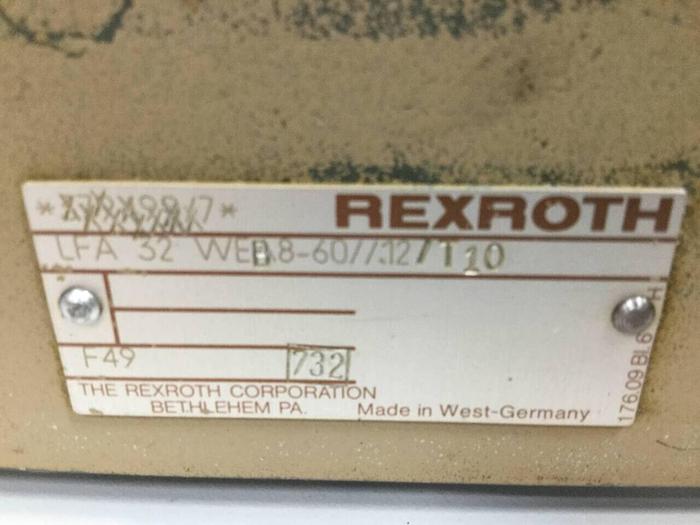 Used REXROTH Valve LFA32WEB86012T10 #98343