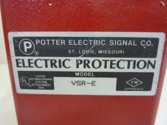 POTTER ELECTRIC Water Flow Switch VSR-E #52669