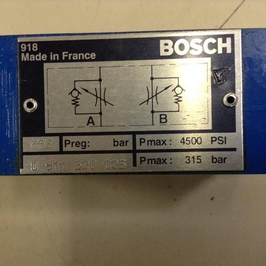 Used BOSCH Valve 0 811 320 025 #87862