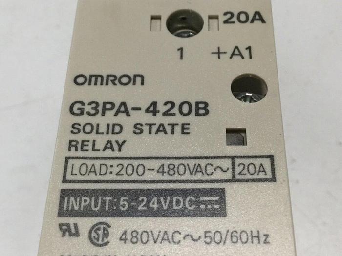 Used OMRON Solid State Relay G3PA-420B #110646