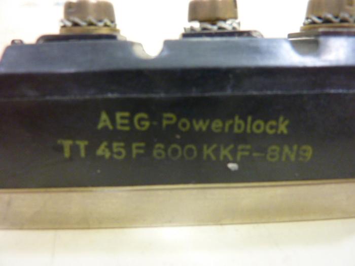 Used AEG Power Block TT 45F 600 KKF #60919