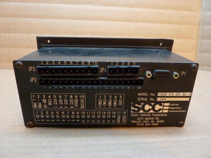 Used STATIC CONTROL SYSTEMS Operator Display 1080-P2-03-32-X #23108