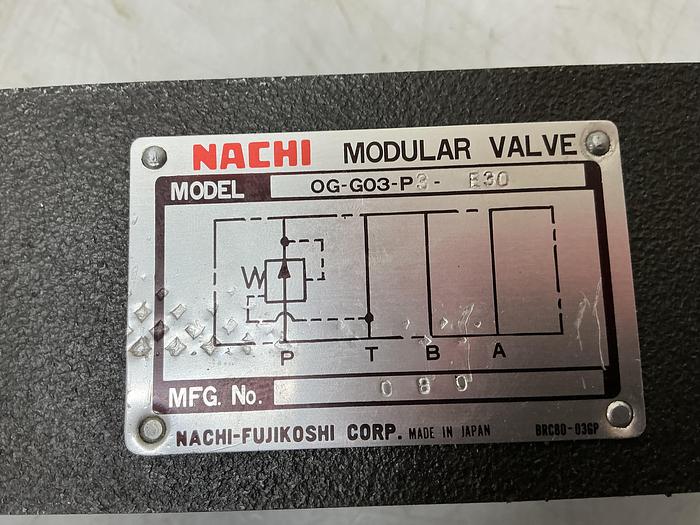 Used NACHI OG-G03-P3-E30