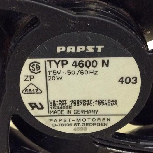 Used EBMPAPST Fan 4600 N USED #80968