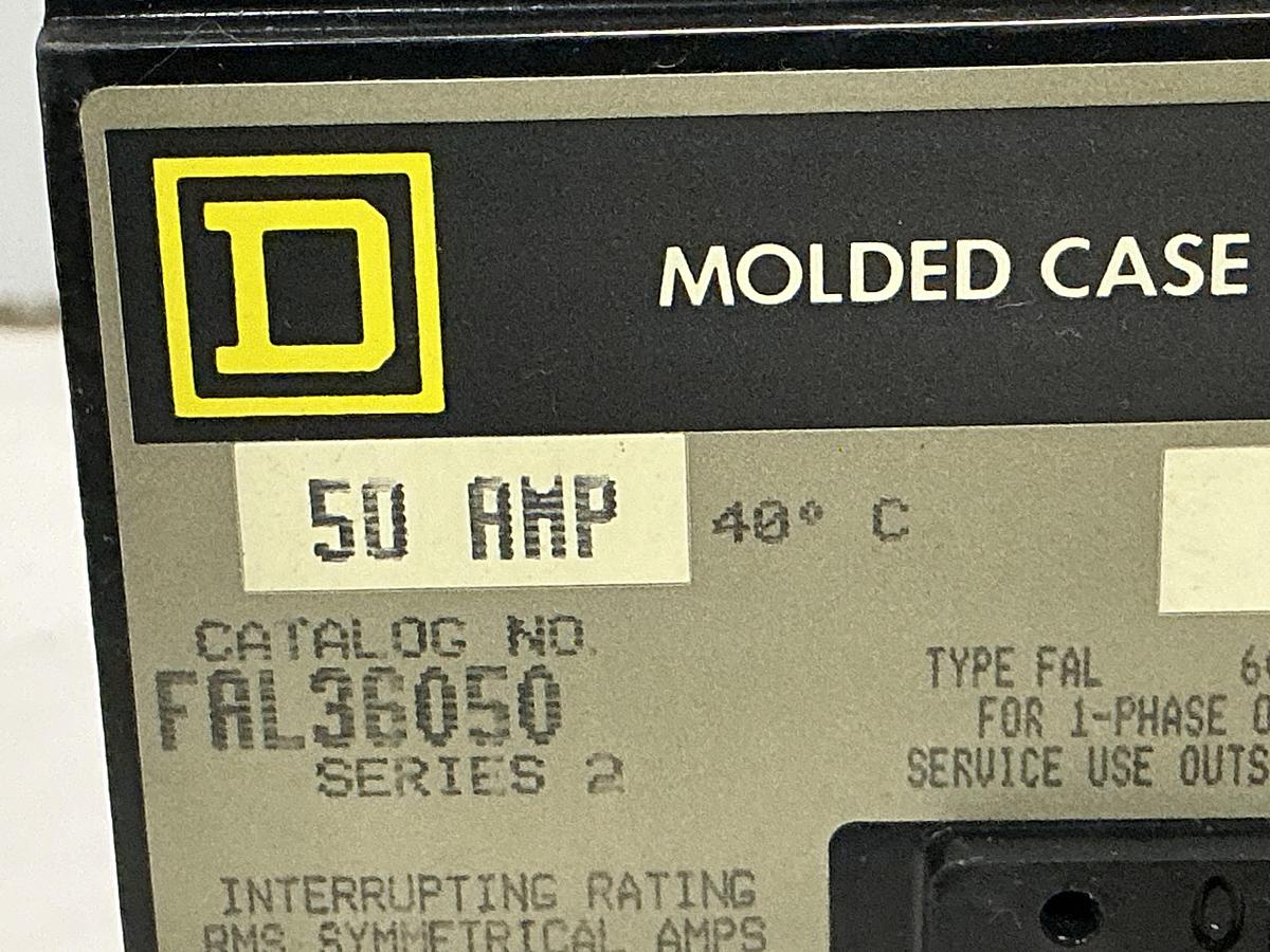Used SQUARE D FAL36050